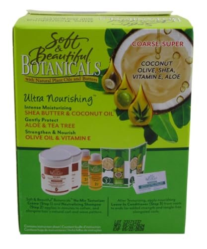 Soft & Beautiful Botanicals Texturizer Kit - Coarse/Super Hair - 1 Count Avelisse