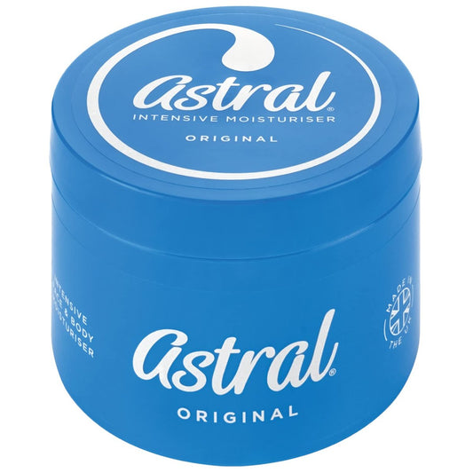 Astral Moisturising Cream 500ml – Rich Hydrating Face Moisturizer for Dry Skin Avelisse