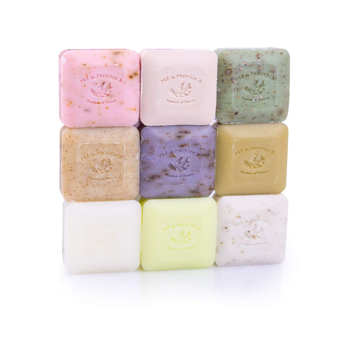 Pre de Provence Luxury Gift Box (Set of 9) - Assorted Scented Herb Soaps, 7.9 oz Avelisse