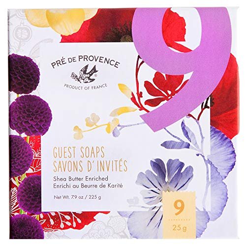 Pre de Provence Luxury Gift Box (Set of 9) - Assorted Scented Herb Soaps, 7.9 oz Avelisse