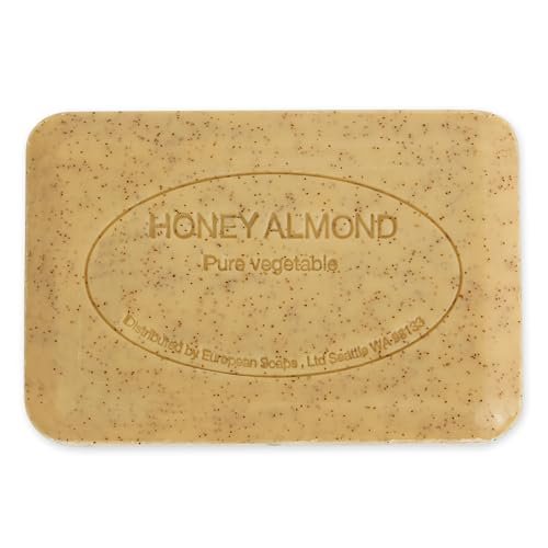 Pre de Provence Artisanal French Soap Bar - Honey Almond with Shea Butter, 8.8 oz Avelisse
