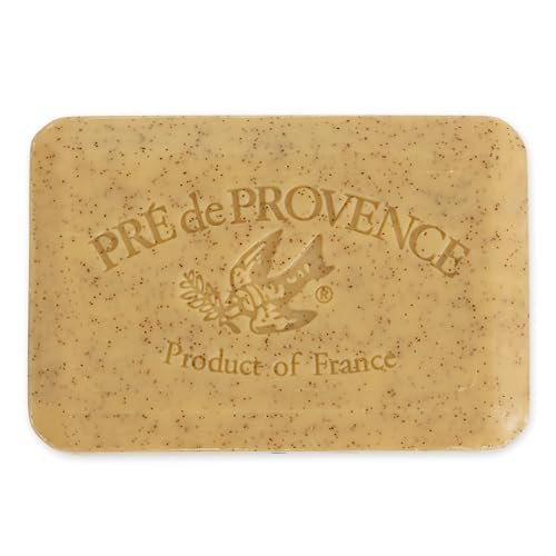 Pre de Provence Artisanal French Soap Bar - Honey Almond with Shea Butter, 8.8 oz Avelisse
