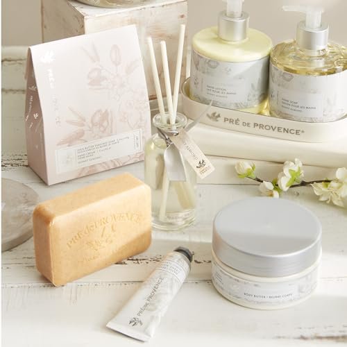Pre de Provence Artisanal French Soap Bar - Honey Almond with Shea Butter, 8.8 oz Avelisse