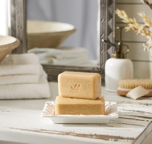 Pre de Provence Artisanal French Soap Bar - Honey Almond with Shea Butter, 8.8 oz Avelisse