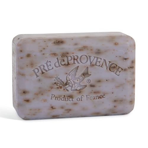 Pre de Provence Artisanal Soap Bar, Enriched with Organic Shea Butter, Natural French Skincare, Quad Milled for Rich Smooth Lather, Lavender, 8.8 Ounce Avelisse