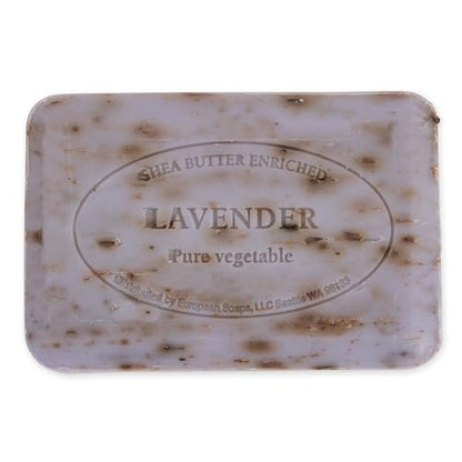 Pre de Provence Artisanal Soap Bar, Enriched with Organic Shea Butter, Natural French Skincare, Quad Milled for Rich Smooth Lather, Lavender, 8.8 Ounce Avelisse