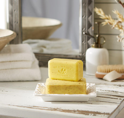 Pre de Provence Artisanal Soap Bar - Lemongrass, 8.8 oz - Enriched with Organic Shea Butter, Quad Milled for Rich Lather Avelisse