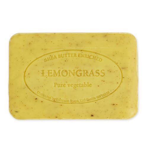 Pre de Provence Artisanal Soap Bar - Lemongrass, 8.8 oz - Enriched with Organic Shea Butter, Quad Milled for Rich Lather Avelisse