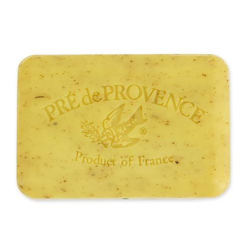 Pre de Provence Artisanal Soap Bar - Lemongrass, 8.8 oz - Enriched with Organic Shea Butter, Quad Milled for Rich Lather Avelisse