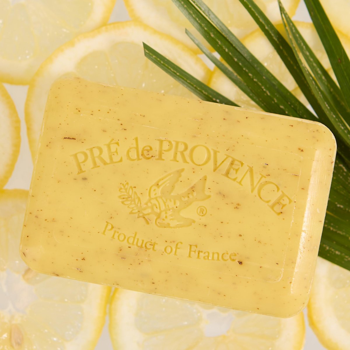 Pre de Provence Artisanal Soap Bar - Lemongrass, 8.8 oz - Enriched with Organic Shea Butter, Quad Milled for Rich Lather Avelisse