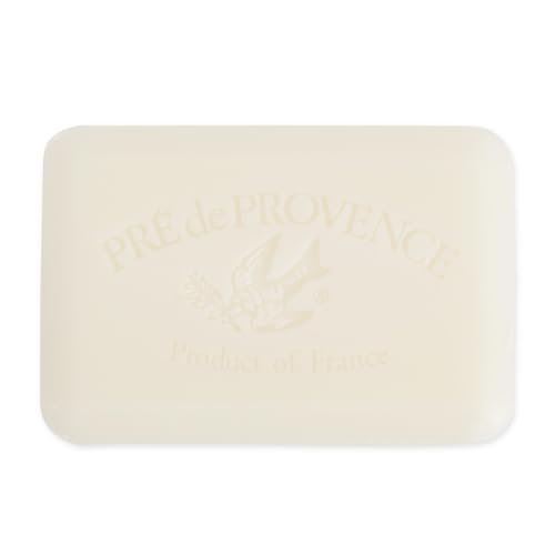 Pre de Provence Artisanal Soap Bar – Enriched with Organic Shea Butter, Quad Milled for Rich Smooth Lather, Natural French Skincare, 8.8 oz, Milk Avelisse