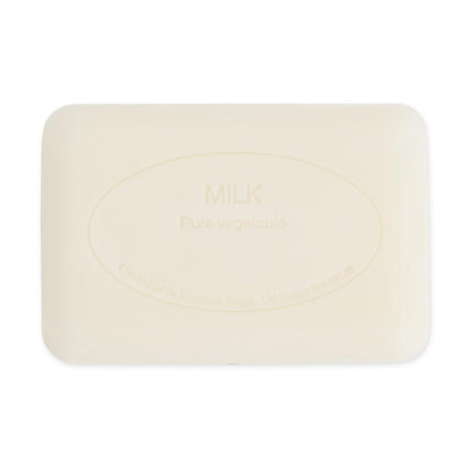 Pre de Provence Artisanal Soap Bar – Enriched with Organic Shea Butter, Quad Milled for Rich Smooth Lather, Natural French Skincare, 8.8 oz, Milk Avelisse