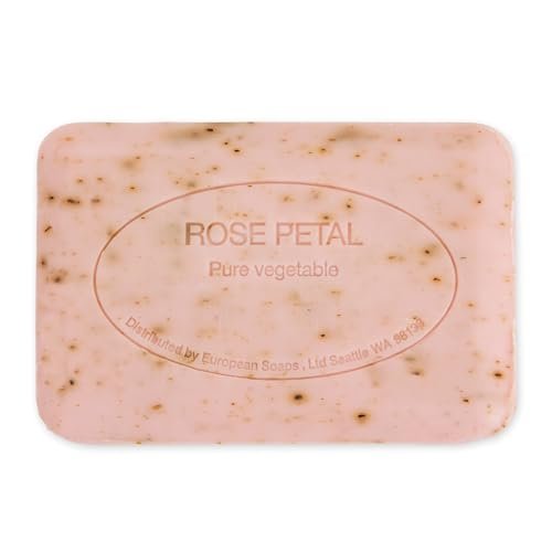 Pre de Provence Artisanal Soap Bar - Rose Petal, Enriched with Organic Shea Butter, 8.8 oz - görsel 6