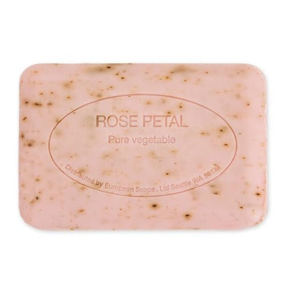Pre de Provence Artisanal Soap Bar - Rose Petal, Enriched with Organic Shea Butter, 8.8 oz