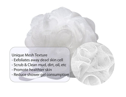Aquasentials Small Mesh Pouf (8 Pack) - Multi-Colors