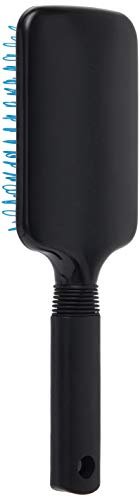 Scalpmaster Hair Extension Cushion Paddle Brush – 10 Inch, Black Rubber Cushion for Gentle Detangling - görsel 4