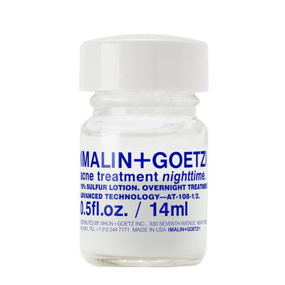 MALIN+GOETZ Acne Treatment Nighttime Overnight Spot Treatment - 10% Sulfur & Salicylic Acid, Vegan & Cruelty-Free (0.5 Fl Oz) Avelisse