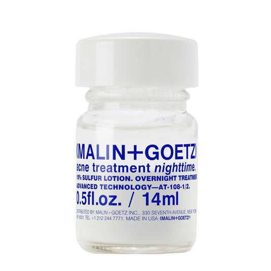 MALIN+GOETZ Acne Treatment Nighttime Overnight Spot Treatment - 10% Sulfur & Salicylic Acid, Vegan & Cruelty-Free (0.5 Fl Oz) Avelisse