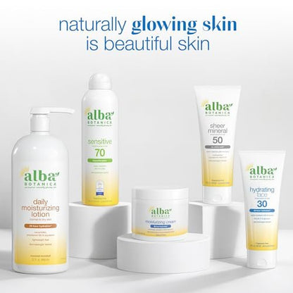 Alba Botanica Sheer Mineral Sunscreen Spray SPF 30, Fragrance-Free, Broad Spectrum, Water Resistant & Biodegradable, 5 oz
