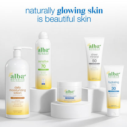 Alba Botanica Sheer Mineral Sunscreen Spray SPF 30, Fragrance-Free, Broad Spectrum, Water Resistant & Biodegradable, 5 oz