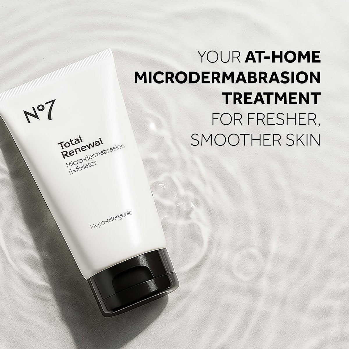 No7 Microdermabrasion Total Renewal Face Scrub – Exfoliating Face Wash & Dark Spot Corrector for Sensitive Skin Avelisse