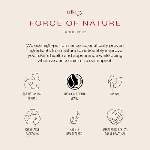 Trilogy Certified Organic Rosehip Oil - Pure Cold-Pressed Rosehip Seed Oil for Scars, Stretch Marks, Fine Lines & Wrinkles - With Omega 3, 6 & 9 for All Skin Types, USDA Certified, 1.52 oz Avelisse