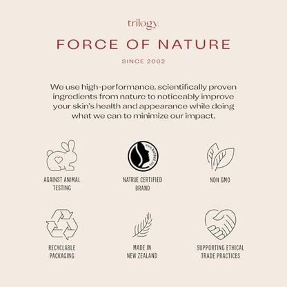 Trilogy Certified Organic Rosehip Oil - Pure Cold-Pressed Rosehip Seed Oil for Scars, Stretch Marks, Fine Lines & Wrinkles - With Omega 3, 6 & 9 for All Skin Types, USDA Certified, 1.52 oz Avelisse