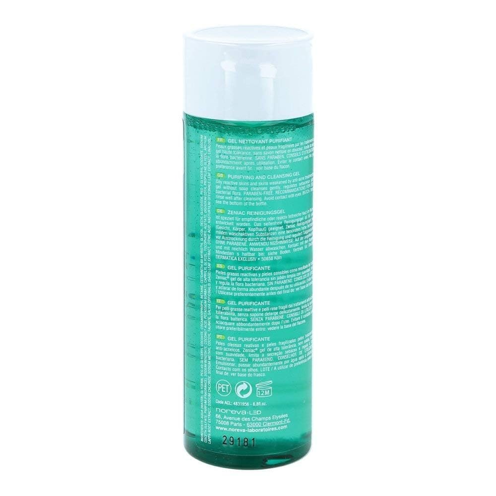 Noreva ZENIAC Gel – Soothing and Cleansing Gel for Sensitive Skin, 7 Fl Oz - görsel 12