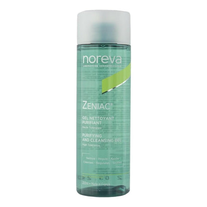 Noreva ZENIAC Gel – Soothing and Cleansing Gel for Sensitive Skin, 7 Fl Oz