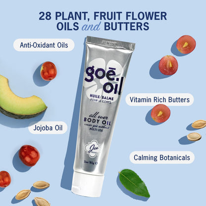 Jao Goē Oil | All Over Hand, Face & Body Oil | Intensive Plant-Based Moisturizer & Hydrator | 3 oz Avelisse