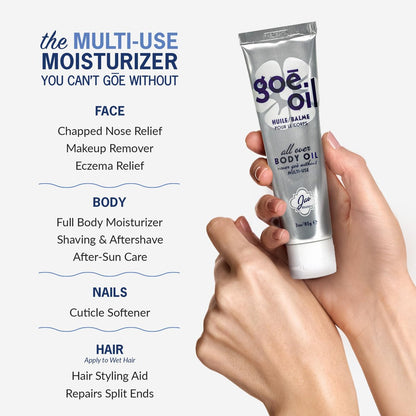 Jao Goē Oil | All Over Hand, Face & Body Oil | Intensive Plant-Based Moisturizer & Hydrator | 3 oz Avelisse