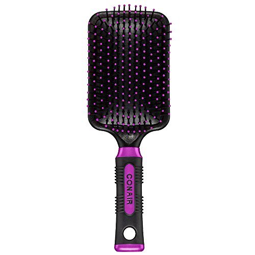 Conair Pro Paddle Hair Brush with Cushion Base – Nylon Bristles for All Hair Types - görsel 6