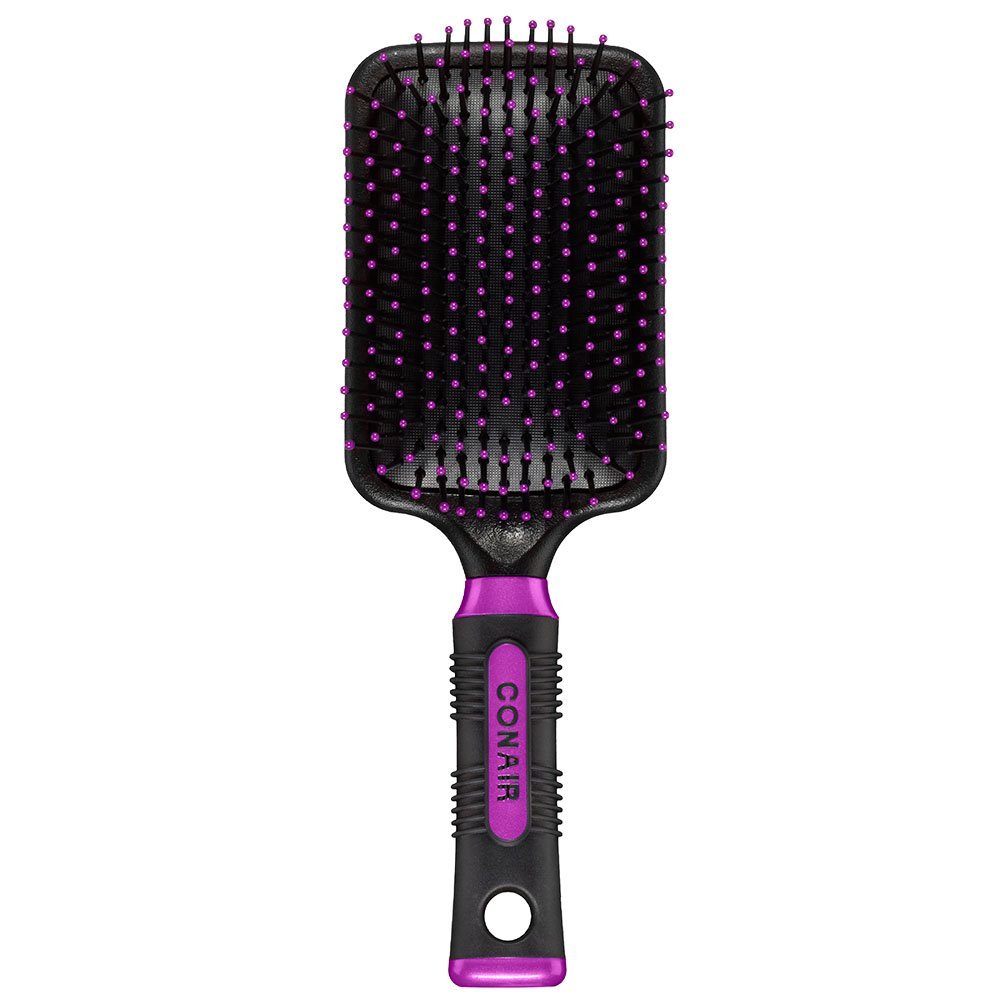 Conair Pro Paddle Hair Brush with Cushion Base – Nylon Bristles for All Hair Types - görsel 5