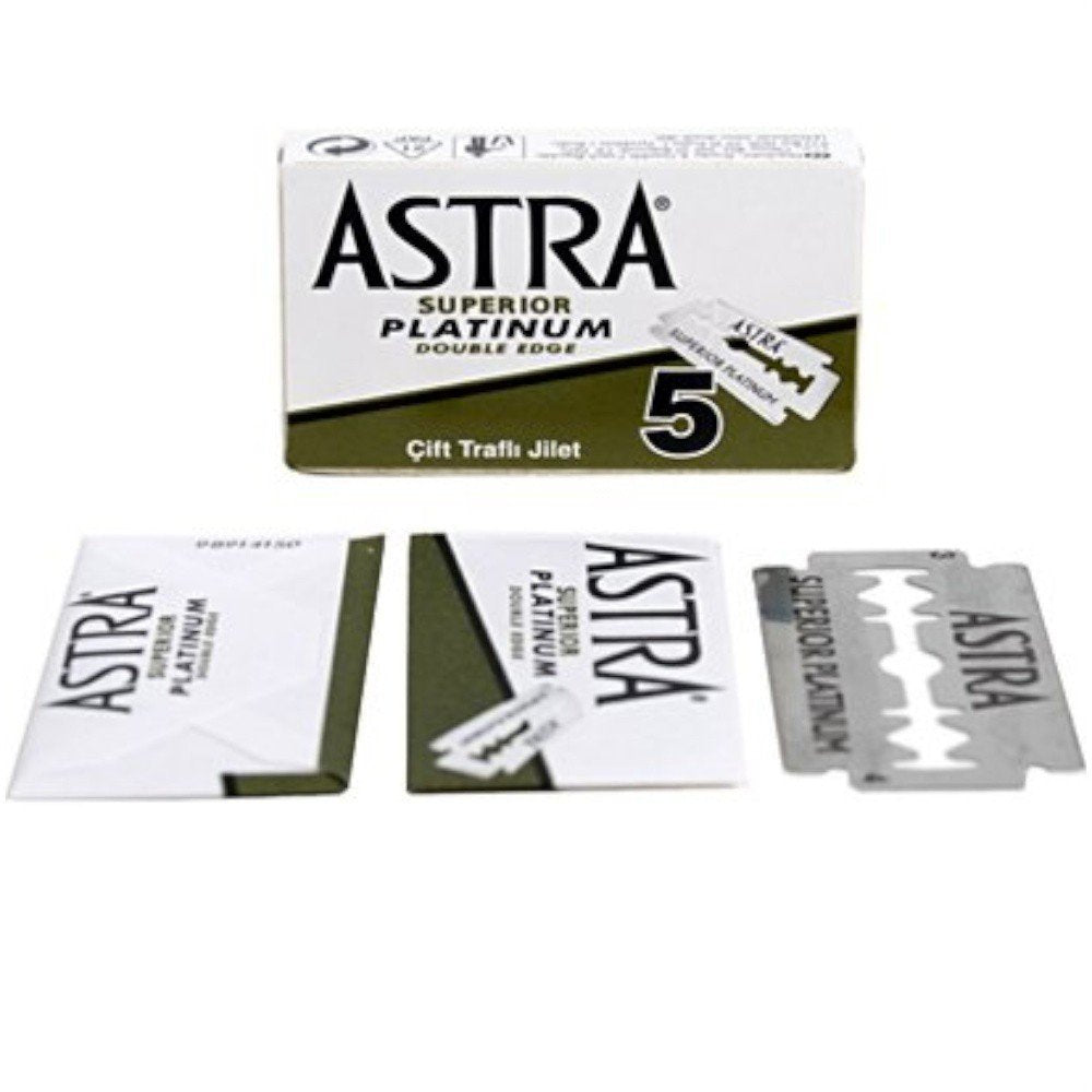 Astra Superior Platinum Double Edge Razor Blades - 30 Count - görsel 1