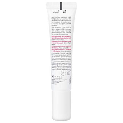 Bioderma Sensibio Eye Gel – Moisturizing & Soothing Eye Gel for Sensitive Skin, Reduces Fine Lines, 0.5 Fl Oz