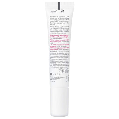 Bioderma Sensibio Eye Gel – Moisturizing & Soothing Eye Gel for Sensitive Skin, Reduces Fine Lines, 0.5 Fl Oz