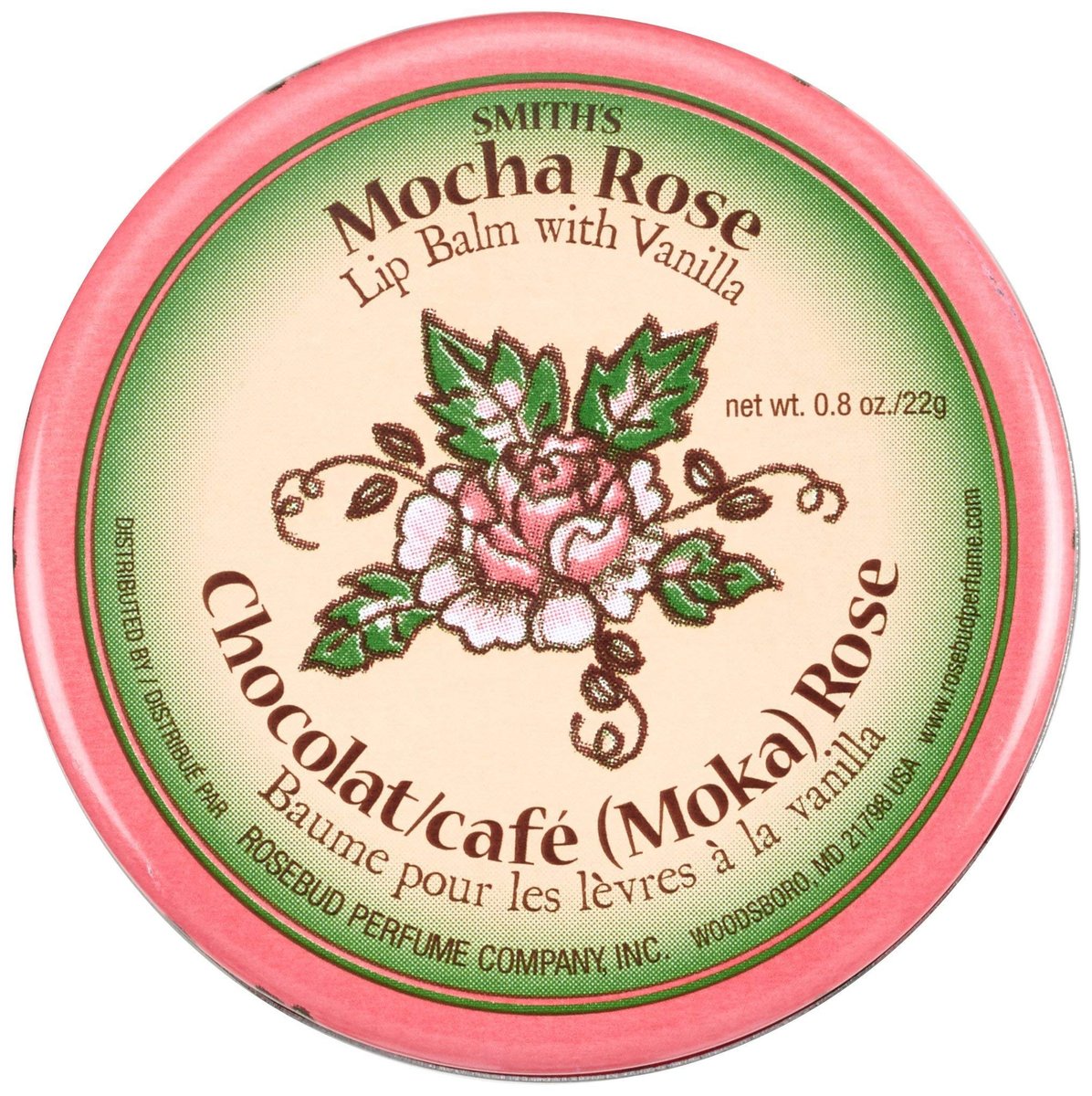 Rosebud Lip Balm, Mocha Rose - 0.8 oz (2-Pack) - görsel 3