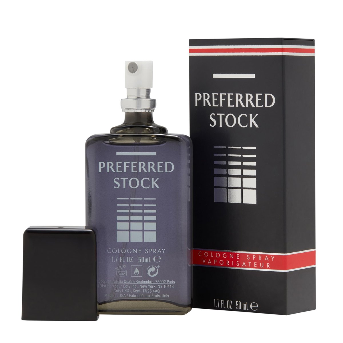 Stetson Preferred Stock Cologne Spray for Men - 1.7 Fl Oz - Leathery Woody Scent Avelisse