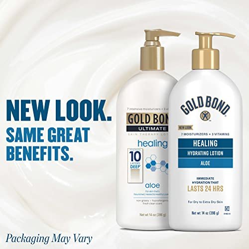 Gold Bond Healing Hydrating Lotion with Aloe, 14 oz – 24-Hour Moisture for Dry Skin - görsel 4