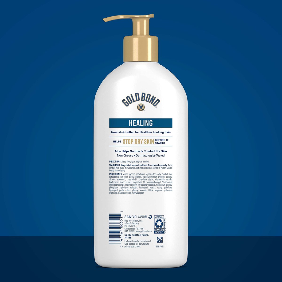 Gold Bond Healing Hydrating Lotion with Aloe, 14 oz – 24-Hour Moisture for Dry Skin - görsel 5