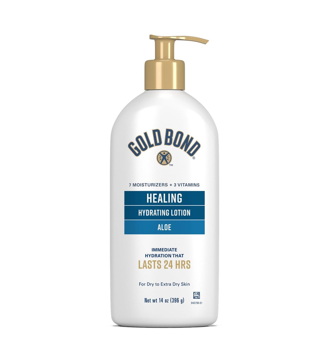 Gold Bond Healing Hydrating Lotion with Aloe, 14 oz – 24-Hour Moisture for Dry Skin - görsel 1