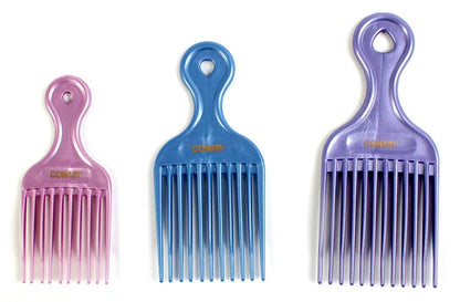 Conair Lifts Combs - Fine-Toothed Hair Comb for Styling and Sectioning (1 Pack, S M L)