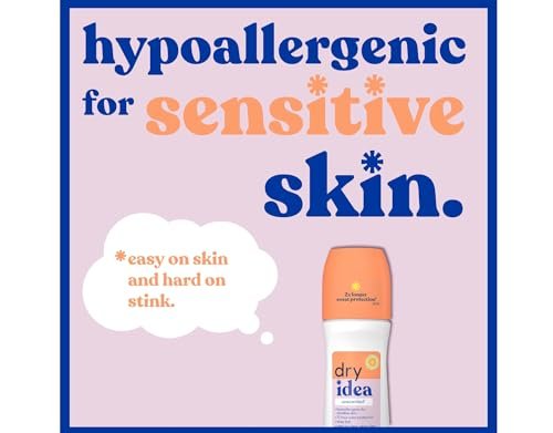 Dry Idea Antiperspirant & Deodorant Roll-On Unscented, 3.25 fl oz (Pack of 2) – Long-Lasting Odor & Wetness Protection Avelisse