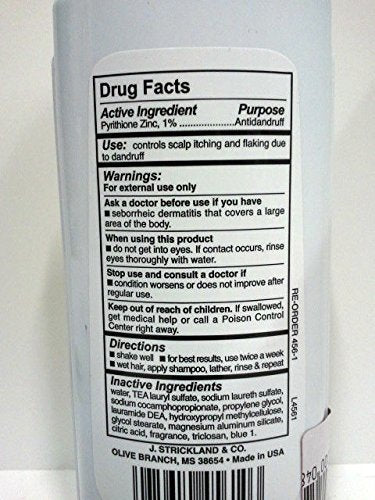Sulfur 8 Aqua Blue Medicated Dandruff Shampoo – Pyrithione Zinc Anti-Dandruff Formula, Refreshing Berry Scent, 7.5 oz - görsel 3