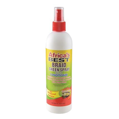 Africa's Best Braid Sheen Spray with Conditioner - 12 oz - Green