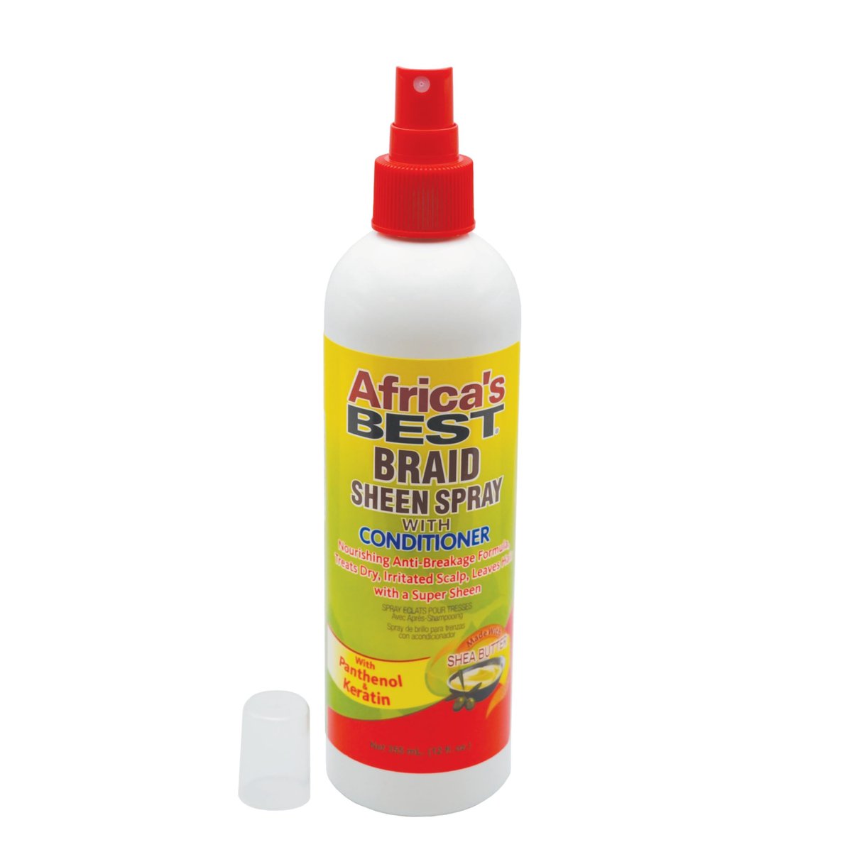 Africa's Best Braid Sheen Spray with Conditioner - 12 oz - Green - görsel 7