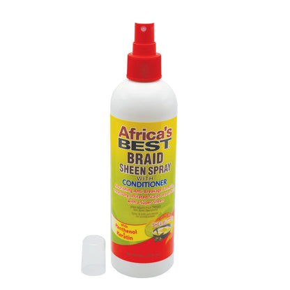 Africa's Best Braid Sheen Spray with Conditioner - 12 oz - Green