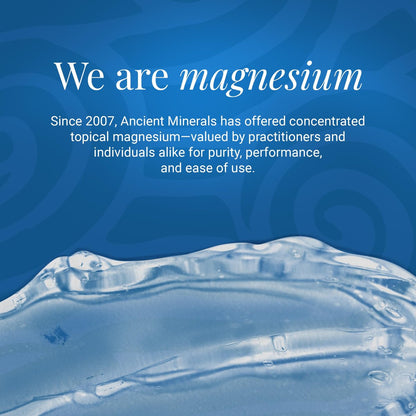 Ancient Minerals Magnesium Gel - Pure Zechstein Magnesium Chloride - 8 oz for Topical Massage & Skin Application Avelisse