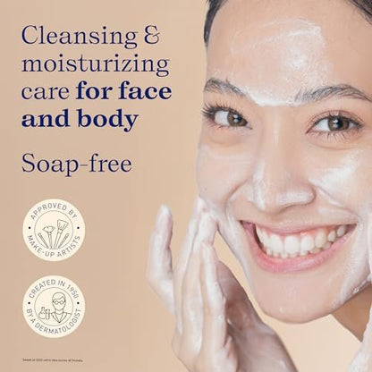 Embryolisse Foaming Cream Milk Hydrating Cleanser for Face and Body, Soap-Free Vegan Formula, 6.76 Fl Oz Avelisse