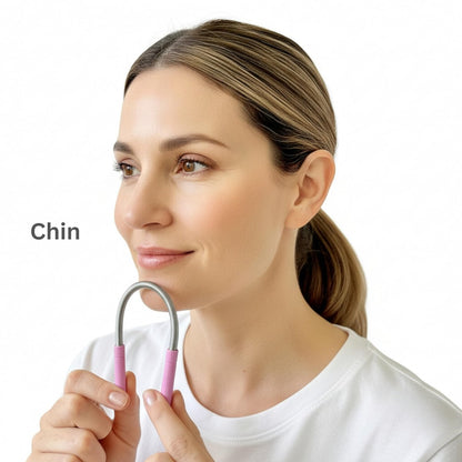 Bellabe Facial Hair Remover for Women – Gentle Spring Hair Removal Tool for Face & Chin, Made in USA